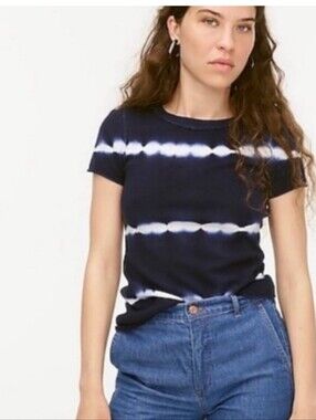 J. Crew Cashmere Tie Dye Short Sleeve Top
